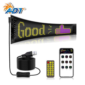 Panneau LED programmable 1330 x 192 mm, 16*144 pixels, pour entreprise, panneau numérique flexible, panneau LED défilant, conception DIY via application - Product Image 6
