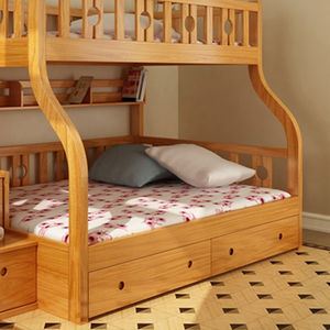 Litera inteligente moderna con almacenamiento en estantería y escalera Diseño lateral funcional con tono natural de alta calidad - Product Image 4