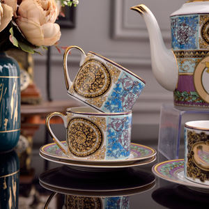 Promotion Ensemble à café en porcelaine osseuse de luxe nordique 15 pièces Thé de l'après-midi - Product Image 2