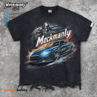 Kaos Pria Meckmanly Motif Sepak Bola Lengan Pendek Regular Fit O-Neck Cetak Sublimasi Transfer 100% Katun Kasual Bernapas