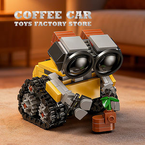 Mini <span class=keywords><strong>Robot</strong></span> Spatial MOC en Briques de Construction 217 Pièces, Modèle de <span class=keywords><strong>Robot</strong></span> <span class=keywords><strong>à</strong></span> Chenilles, Jouet de Construction Classique Sci-Fi en Plastique ABS pour Adultes - Product Image 4