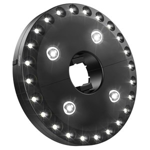 Lámpara LED para Sombrilla de Exterior, 24+4 LED, Lámpara de Camping Desmontable para Balcón y Tienda de Campaña, con Botón de Encendido/Apagado, Luz Blanca y Negra - Product Image 4