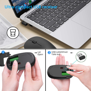 <span class=keywords><strong>Souris</strong></span> sans fil Lulin, <span class=keywords><strong>souris</strong></span> optique ergonomique 2,4 G, <span class=keywords><strong>souris</strong></span> d'ordinateur pour ordinateur portable, <span class=keywords><strong>PC</strong></span>, ordinateur, Chromebook, ordinateur portable - Product Image 5