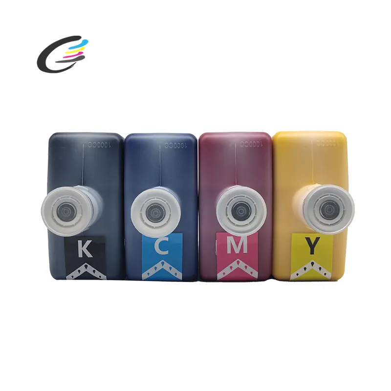 Fcolor Barang Baru 1000Ml 4 Warna Tinta Nonair Galaxy Eco untuk Dx5 Kepala Cetak