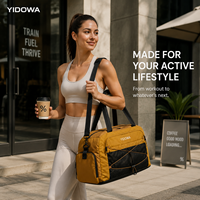 Sac de sport imperméable avec compartiment à chaussures, poche extensible, grande capacité, sac de voyage