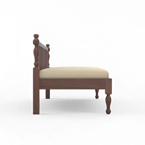 Canapé 3 places en bois de Sheesham pur de qualité supérieure, structure en bois massif robuste, design élégant, assise confortable, parfait. - Product Image 4