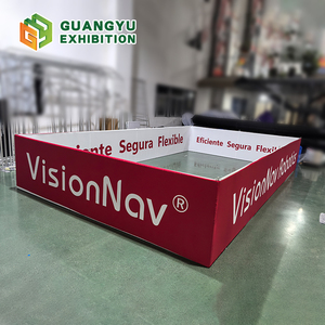 Bannière de plafond pour couloir, stand de salon professionnel, affichage suspendu au plafond, bannière ronde en tube de plafond pour la <span class=keywords><strong>promotion</strong></span> de la marque de l'entreprise - Product Image 2