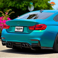 Vehicouture Nouveau diffuseur de pare-chocs arrière en fibre de carbone style PSM, pièces de performance automobile avec ajustement parfait pour F80 F82 M3 M4