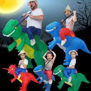 Costume gonflable amusant pour adulte et enfant, costume de dinosaure T-Rex gonflable pour Halloween, costumes de dinosaure gonflables - Product Image 5