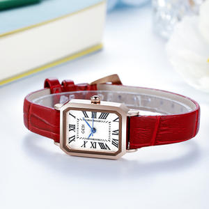 <span class=keywords><strong>Montre</strong></span> à quartz rétro pour femme avec petit cadran à aiguilles, bracelet en cuir haut de gamme, résistante à l'eau 3 ATM et lumineuse - Product Image 3