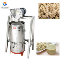 Kleine commerciële gemberpers centrifugale sap- en pulpseparator 2-in-1 gemberpersmachine