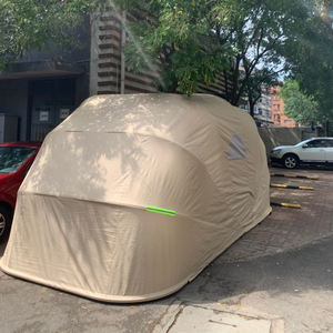 Telo Copriauto Pieghevole, Garage per <span class=keywords><strong>Auto</strong></span> Prefabbricato <span class=keywords><strong>Automatico</strong></span> Completamente Pieghevole, Copertura <span class=keywords><strong>Auto</strong></span> Esterna Pieghevole e Rimovibile - Product Image 1