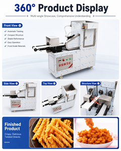 Máquina Automática para Retorcer Masa de Pan, Máquina Pequeña para Hacer Mahua, para Producción de Alimentos en Panaderías - Product Image 3