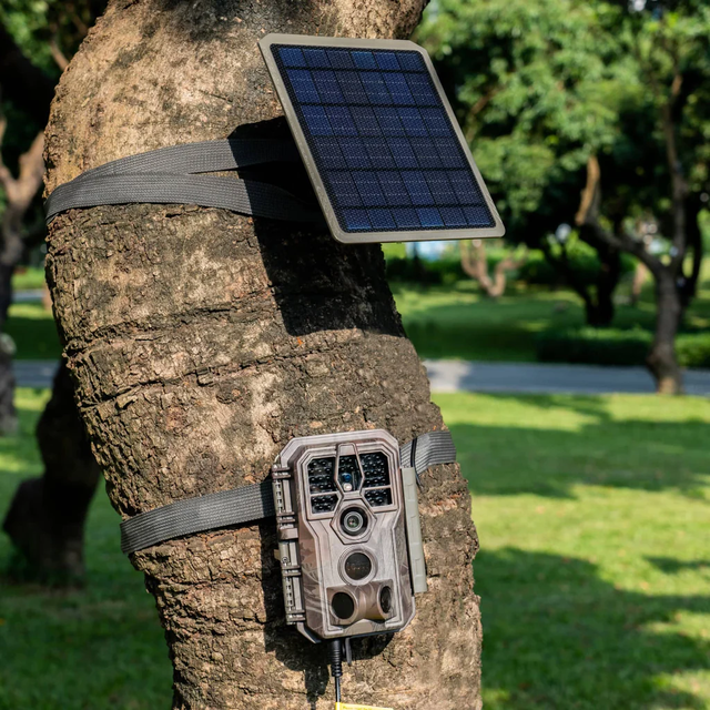 Custom Small Size Mini Solar Panel for Outdoor Trail Hunting Forest Climate Wildlife Monitoring Wildlife Camera in the Woods