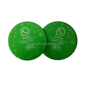 Venta caliente de alta calidad <span class=keywords><strong>Google</strong></span> Nfc epoxi placa redonda Placa de menú <span class=keywords><strong>Google</strong></span> Review Stand Display Card - Product Image 4