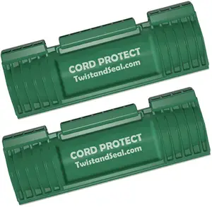 Protección de cable de extensión para exteriores, paquete de 2 unidades