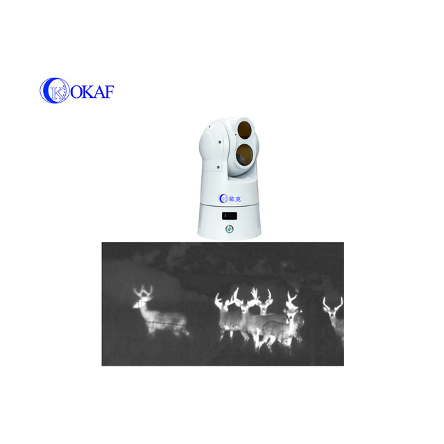 CCTV Network Night Vision Dual Sensor Infrared Vehicle Mounted Hunting Camera 4G PTZ Thermal Imaging