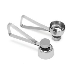أدوات مطبخ من الفولاذ المقاوم للصدأ ، مقصات علوية لقطع القشرة ، مقص مسلوق ، فاصل تكسير البيض المعدني - Product Image 1