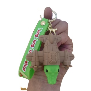 HY2 italiano braerrot Tralalero Tralala Tung Sahur <span class=keywords><strong>Cappuccina</strong></span> figure Pvc portachiavi Anime portachiavi ciondolo - Product Image 1