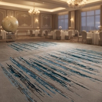 Tapis Axminster de qualité supérieure, tissés à la machine, 80% laine + 20% nylon, antibactériens et antidérapants, pour hôtels et palais