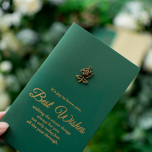Tarjeta de Invitación de Boda Personalizada con Logotipo, Tarjeta de Agradecimiento con Sobres - Product Image 3