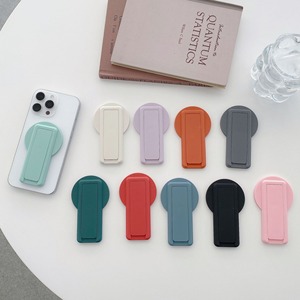 Magnetic Phone <b>Stand</b> Adhesive Foldable Desk Holder Soft Rubber Multi Color For <b>Desktop</b> Office Use - Product Image 1