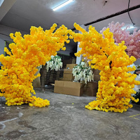 Arches en Soie Artificielle pour l'Arbre de Mariage, Fausses Fleurs de Sakura, Plantes à Fleurs de Cerisier, Décoration de Jardin, J19
