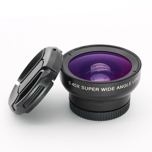 Mobile Lens 0.45X Super Wide Angle Optical Glass Clip On For Smartphone Photography - Product Image 2