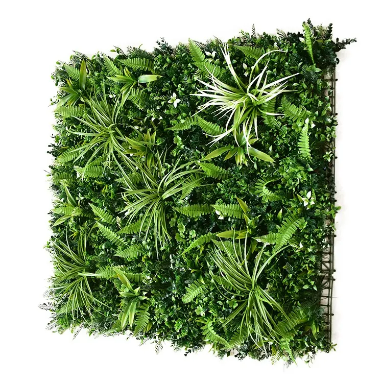 100*100cm ultraviolet-proof outdoor artificial Foliage Wild Tropics Vertical Garden Green Wall UV Resistant