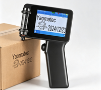Impresora de Inyección de Tinta Portátil Yaomatec de 12.7mm, Máquina de Codificación de Códigos QR y Fechas de Caducidad para Impresión en Cajas de Cartón y Embalajes