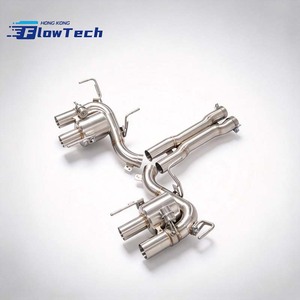 Système d'échappement Catback FlowTech SS304 Valvetronic avec X-Pipe pour Ferrari F12 Berlinetta 6.3L V12 2012-2017 – Fixation directe par boulons - Product Image 3