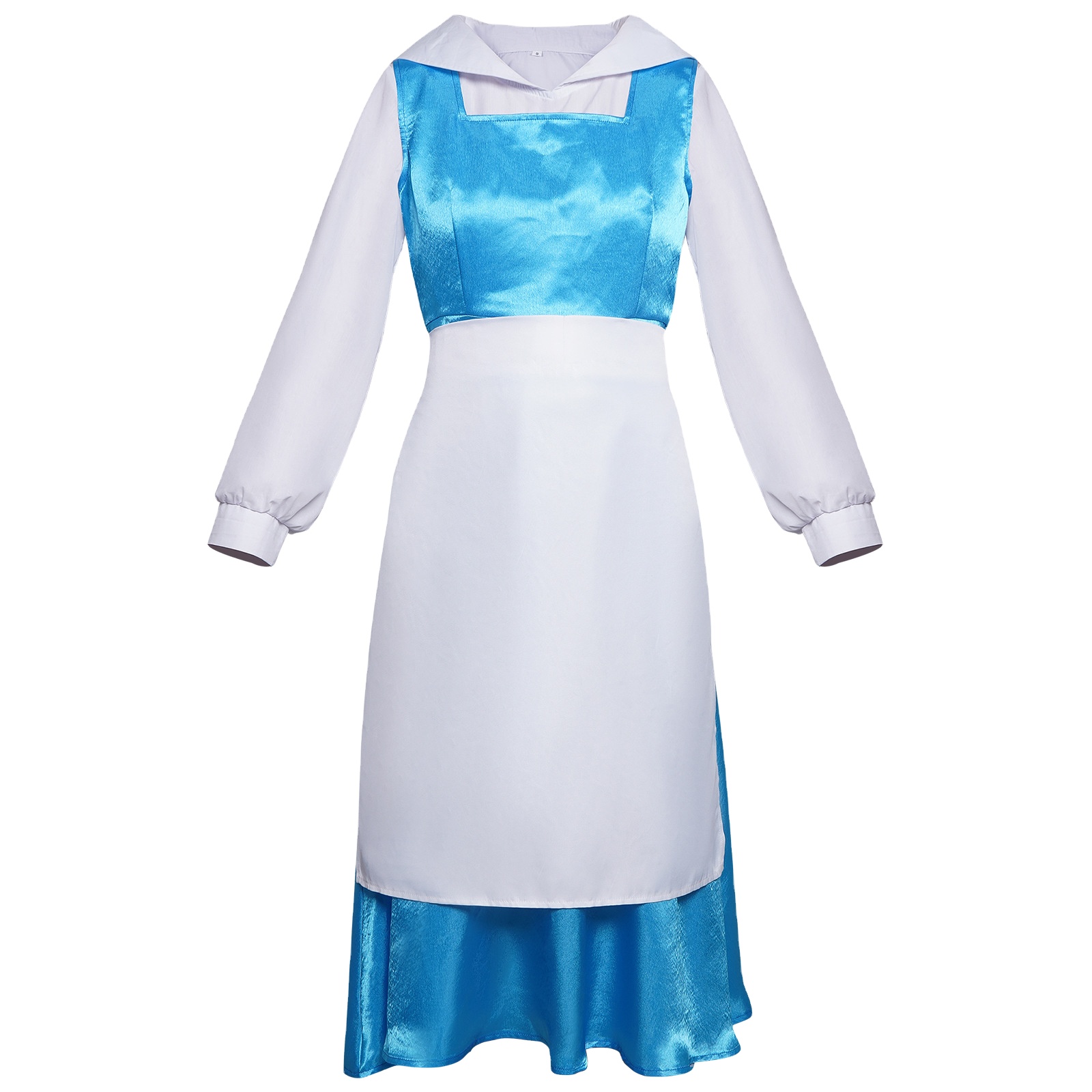 princess polly baby blue dress Adult Women's Sexy French Maid Uniform Costume | Lake Blue Cosplay Costume