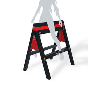 Roomfun Espanhol Burro Trojan - BDSM Prazer Arnês Escravo Bdsm Sexo Cadeira Adulto Madeira Cavalo Dungeon Móveis Sexo Cadeira - Product Image 3