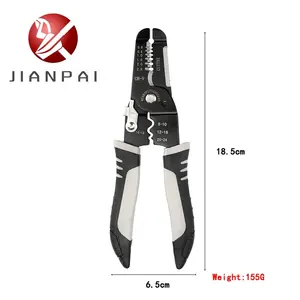 7" Wire Pliers Stripper Multifunctional Electrician Peeling Household Network Wire Stripper Cable Puller Stripper Cutting