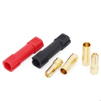 Adaptateur de connecteur banane Amass XT150 6 mm plaqué or, haute puissance 120A, en laiton, mâle vers femelle, pour batterie LiPo RC