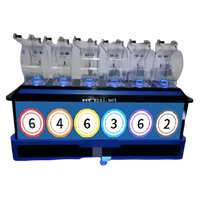Loterie chanceuse de recherche élégante 1D 2D 3D 4D 5D 6D Sports & Entertainment Machine de loterie de mélange d'air pour le jeu de loto