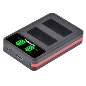 Chargeur USB 2 ports LED BLN-1 BLN1 pour appareils photo <span class=keywords><strong>Olympus</strong></span> OM-D E-M1, <span class=keywords><strong>Pen</strong></span> F, OM-D E-M5, <span class=keywords><strong>PEN</strong></span> E-P5, OM-D, HLD-6 - Product Image 3