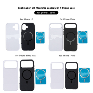 Casing Ponsel Magnetik Sublimasi 3D Berlapis Desain Kustom 2 in 1 Matte Glossy untuk iPhone Seri 17 - Product Image 4