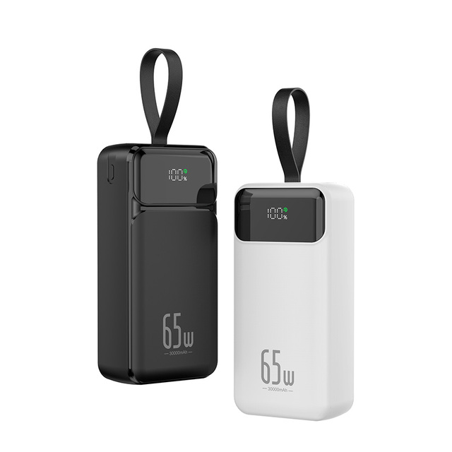 New Design Portable Laptop Power Bank 20000mah PD 65W High Power Super Two-Way Fast Charging Real Capacity Travel Power Banks