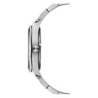 Montre de plongée mécanique professionnelle pour homme 43 mm en titane avec verre saphir, étanche 20 bars, bracelet en cuir avec logo personnalisé