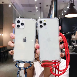 <span class=keywords><strong>Coque</strong></span> de téléphone apple résistant aux chocs, étui Transparent en acrylique pour <span class=keywords><strong>iPhone</strong></span> <span class=keywords><strong>13</strong></span> Pro Max, <span class=keywords><strong>avec</strong></span> <span class=keywords><strong>cordon</strong></span>, accessoires de mode - Product Image 2