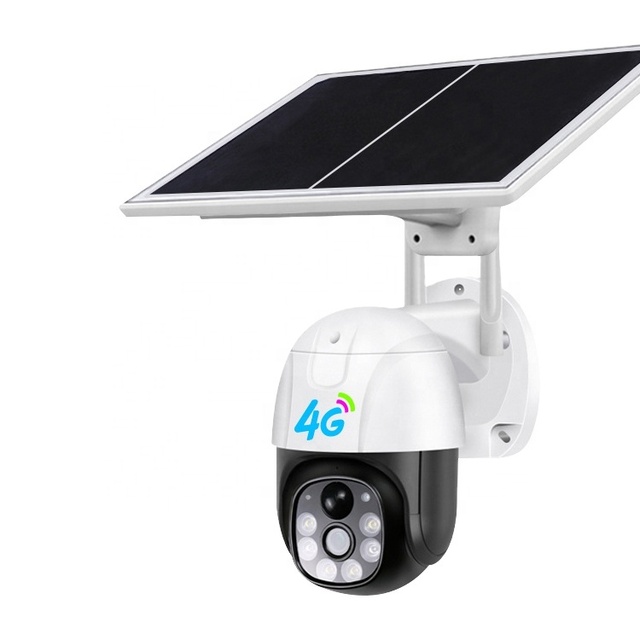 LEVOFAST VC9 4K Monitoring Outdoor Solar Security Camera Video Recording CCTV 4G WIFI Solar Panel PTZ Camera 2MP V380Pro CMOS