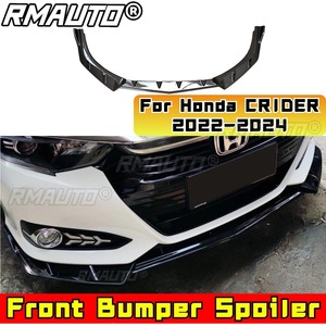 For Honda CRIDER 2022- 2024 Car Front Bumper <b>Lip</b> Splitter Diffuser Spoiler Body Kit <b>Gloss</b> Black Bumper <b>Lip</b> Modification Part - Product Image 1