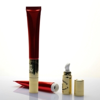 Prix de gros 5 ml 10 ml de luxe mini personnalisé rouge imprimé logo vide brillant à lèvres baume à lèvres brillant à presser emballage en tube souple en plastique