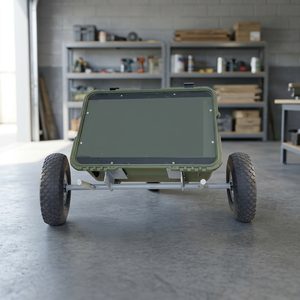 NOUVEAU Système de radar à pénétration de sol 3D de marque, détecteur de métaux GPR, équipement de détection GPR sans fil/à batterie sur châssis à roues pour le terrain - Product Image 2