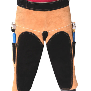 Delantales de herrador personalizados 2025 Oem nueva moda hecha en Pakistán Top equitación delantales de herrador de cuero de gamuza personalizados de alta calidad - Product Image 3