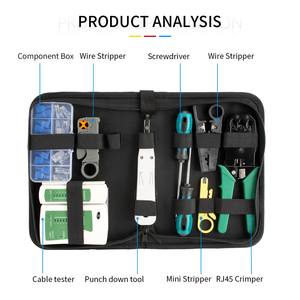 Kit d'Outils de <span class=keywords><strong>Maintenance</strong></span> <span class=keywords><strong>et</strong></span> Réparation <span class=keywords><strong>Informatique</strong></span> Réseau – Ensemble d'Outils à Main pour l'Entretien des Ordinateurs - Product Image 3