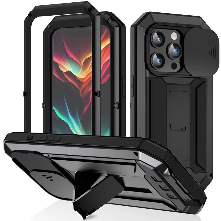 Новый продукт для IPhone 15 Pro Max R-JUST раздвижная камера, водонепроницаемый держатель для телефона