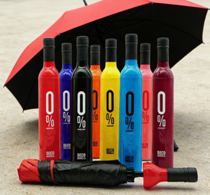 Parapluie personnalisé résistant au vent avec logo Wine Lady, exclusif, anti-UV, pour enfants - Product Image 1