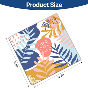 Q Y American Automatic <b>Foldable</b> Mahjong Mat Natural Rubber Factory Direct Wholesale Custom Size Silent <b>Table</b> Protector Home Part - Product Image 5